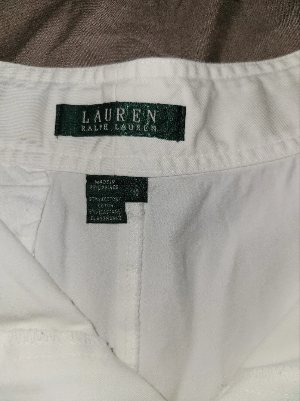 Ralph Lauren White Women’s Bermuda Shorts